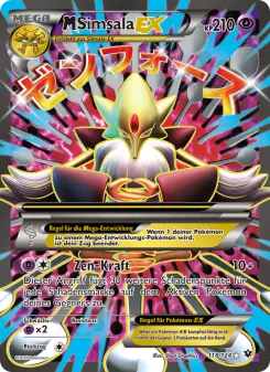 Pokémon-Karte M-Simsala EX 118/124