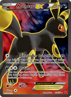 Pokémon-Karte Nachtara EX 119/124