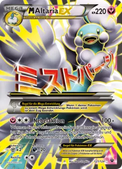 Pokémon-Karte M-Altaria EX 121/124