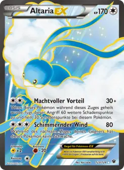 Pokémon-Karte Altaria EX 123/124
