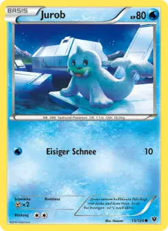 Pokémon-Karte Jurob 015/124