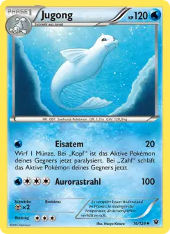 Pokémon-Karte Jugong 016/124