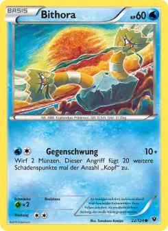 Pokémon-Karte Bithora 022/124