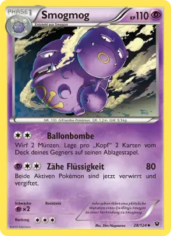 Pokémon-Karte Smogmog 028/124