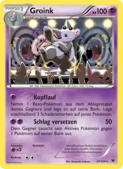 Pokémon-Karte Groink 031/124