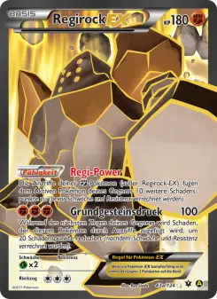 Pokémon-Karte Regirock EX 43a