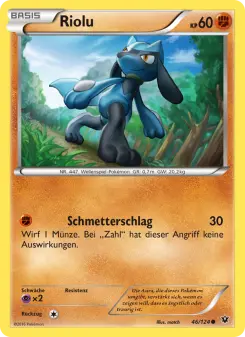 Pokémon-Karte Riolu 046/124