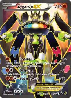Pokémon-Karte Zygarde EX 54a