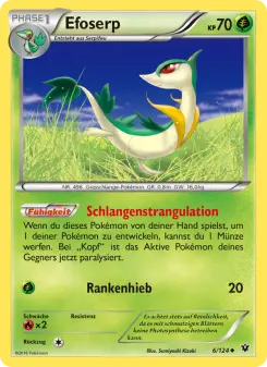 Pokémon-Karte Efoserp 006/124
