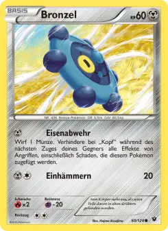 Pokémon-Karte Bronzel 060/124