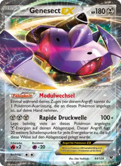 Pokémon-Karte Genesect EX 064/124