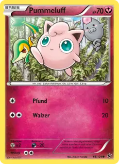 Pokémon-Karte Pummeluff 065/124