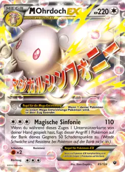 Pokémon-Karte M-Ohrdoch EX 085/124
