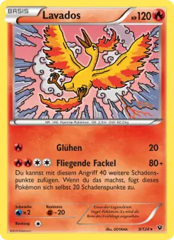 Pokémon-Karte Lavados 009/124