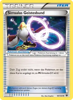 Pokémon-Karte Simsalas Geistesbund 090/124