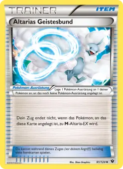 Pokémon-Karte Altarias Geistesbund 091/124