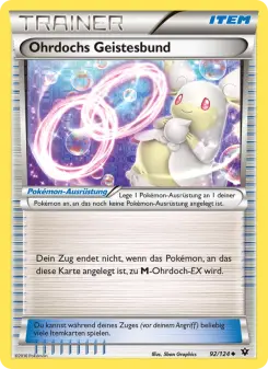 Pokémon-Karte Ohrdochs Geistesbund 092/124