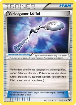 Pokémon-Karte Verbogener Löffel 093/124