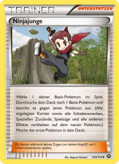 Pokémon-Karte Ninjajunge 103/114