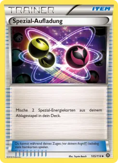Pokémon-Karte Spezial-Aufladung 105/114