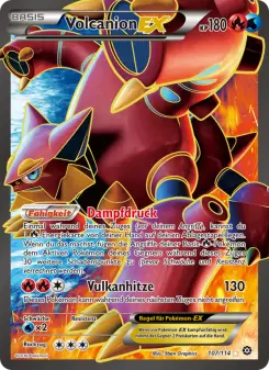 Pokémon-Karte Volcanion EX 107/114