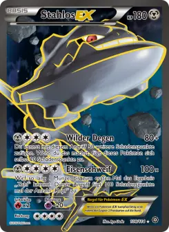 Pokémon-Karte Stahlos EX 108/114