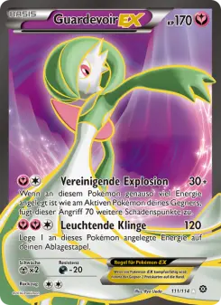 Pokémon-Karte Guardevoir EX 111/114