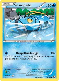 Pokémon-Karte Scampisto 033/114
