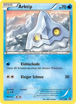 Pokémon-Karte Arktip 036/114