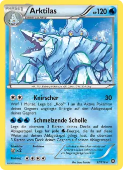 Pokémon-Karte Arktilas 037/114