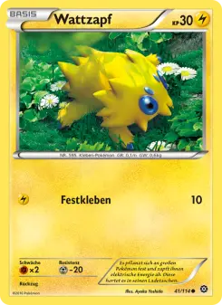 Pokémon-Karte Wattzapf 041/114
