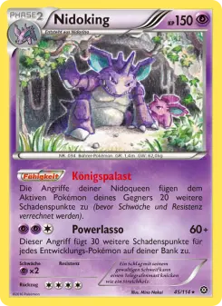 Pokémon-Karte Nidoking 045/114