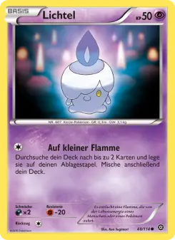 Pokémon-Karte Lichtel 048/114