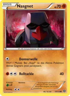Pokémon-Karte Nasgnet 054/114