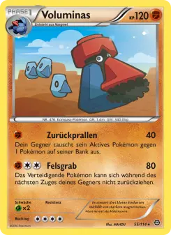 Pokémon-Karte Voluminas 055/114