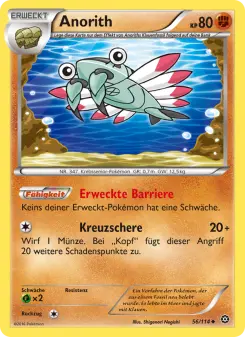 Pokémon-Karte Anorith 056/114