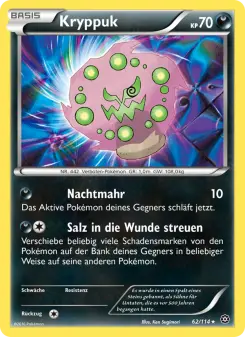 Pokémon-Karte Kryppuk 062/114