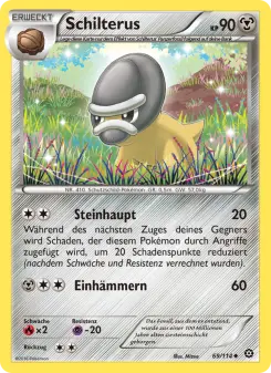 Pokémon-Karte Schilterus 069/114