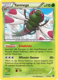 Pokémon-Karte Yanmega 007/114