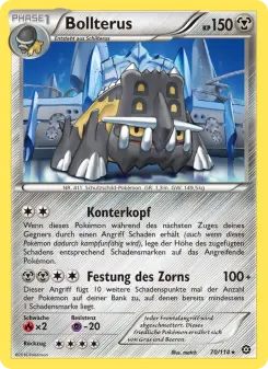 Pokémon-Karte Bollterus 070/114