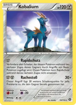 Pokémon-Karte Kobalium 074/114