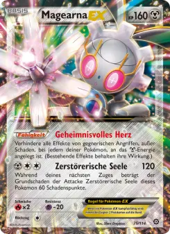 Pokémon-Karte Magearna EX 075/114
