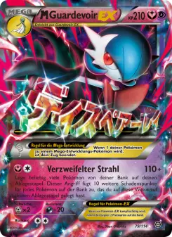 Pokémon-Karte M-Guardevoir EX 079/114