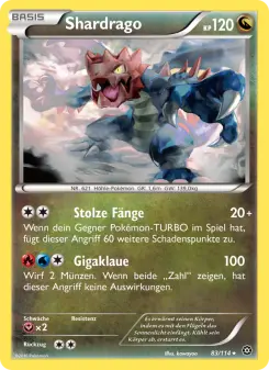 Pokémon-Karte Shardrago 083/114