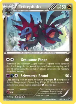 Pokémon-Karte Trikephalo 086/114