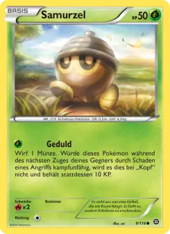 Pokémon-Karte Samurzel 009/114