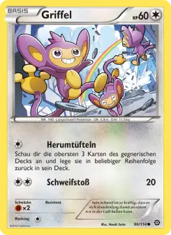 Pokémon-Karte Griffel 090/114