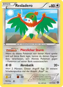 Pokémon-Karte Resladero 097/114