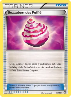 Pokémon-Karte Bezauberndes Pofflé 099/114