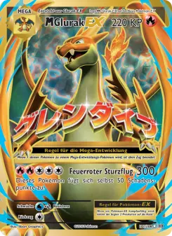 Pokémon-Karte M-Glurak EX 101/108